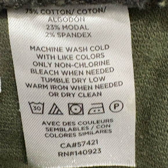 LOFT Forest Green Corduroy Skinny Pants - Picture 4 of 4